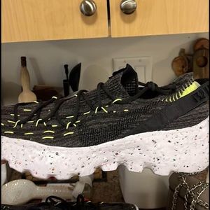 Nike space hippie in wolf grey and black